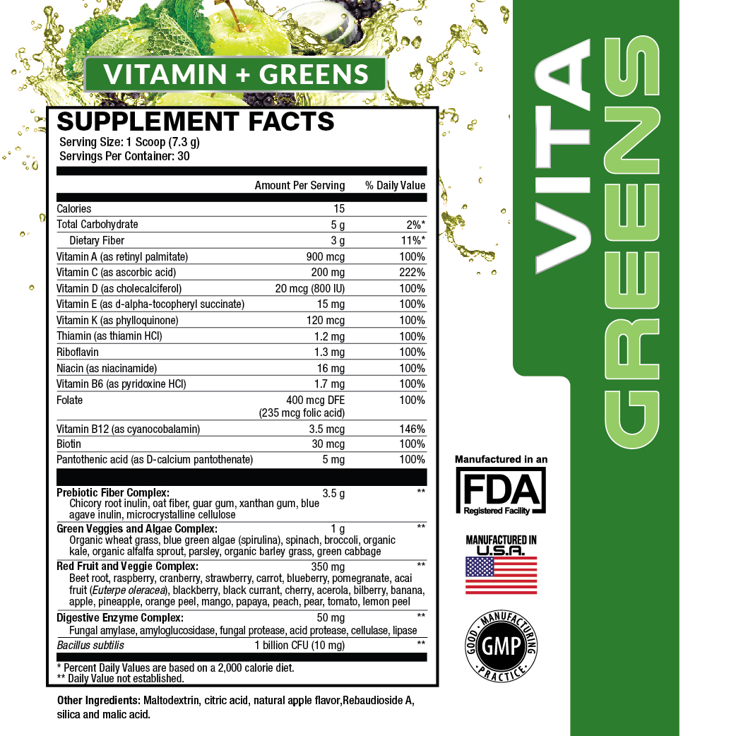 Vitagreens - sweat ethic