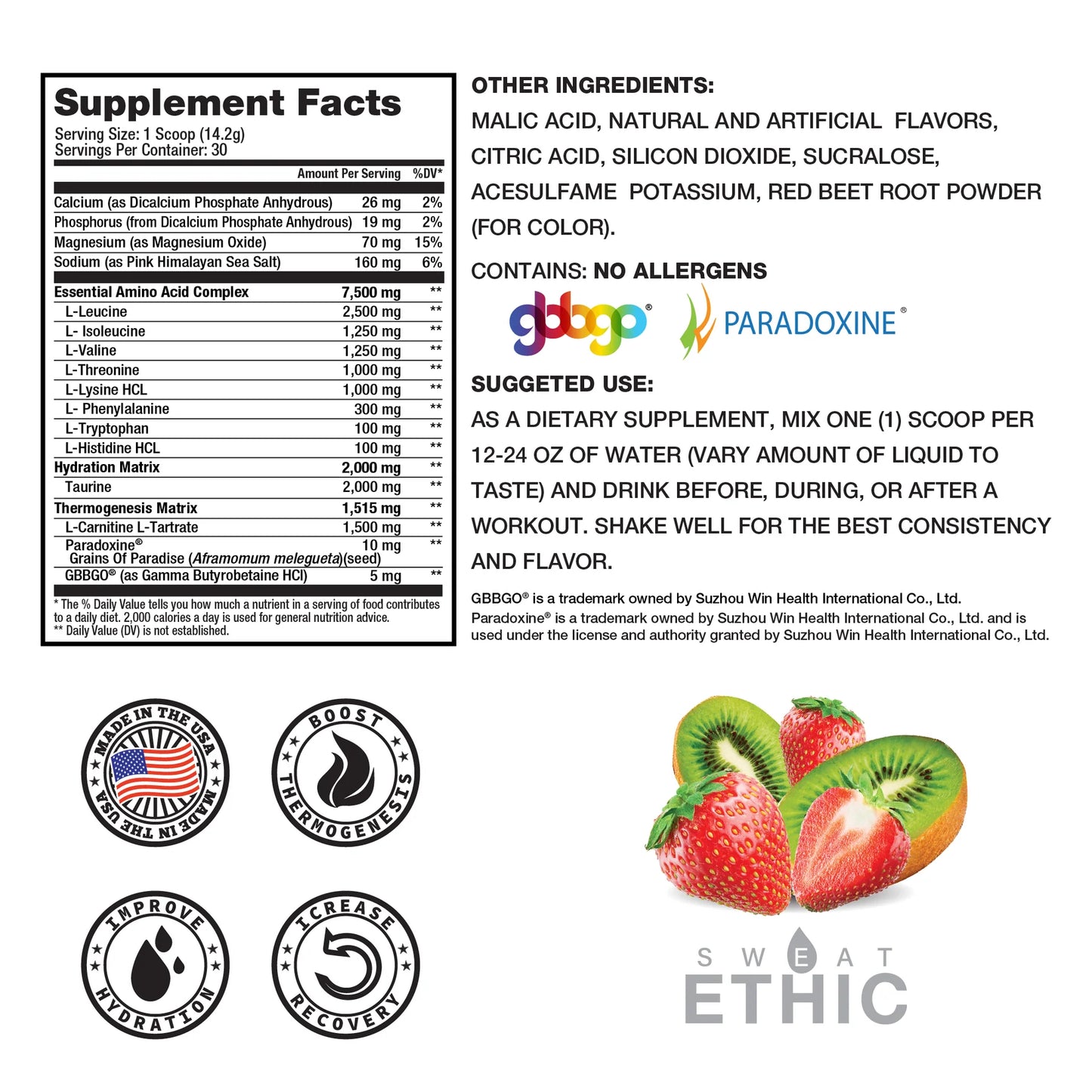 Amino Trim Sweat Ethic